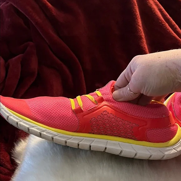 Ryka Women's Desire Pink and Yellow Athletic Shoes - Picture 5 of 11